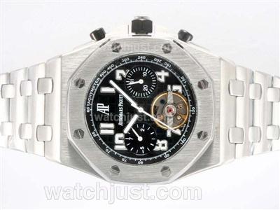 Audemars Piguet Royal Oak Offshore Chronograph Tourbillon Automatic with Black Dial Same Chassis as 7750 High Quality