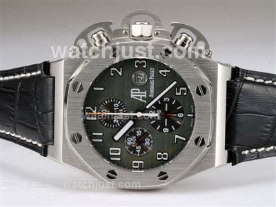 Audemars Piguet Royal Oak T3 Chronograph Swiss Valjoux 7750 Movement with Dark Green Dial