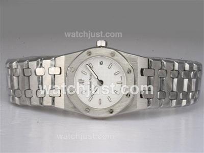 Audemars Piguet Royal Oak with White Dial Lady Size