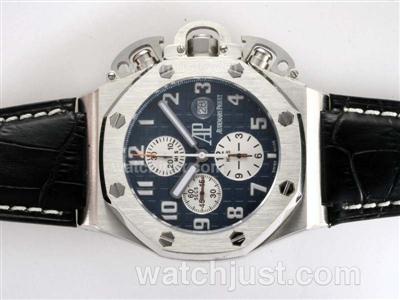 Audemars Piguet T3 Royal Oak Chronograph Swiss Valjoux 7750 Movement with Blue Dial