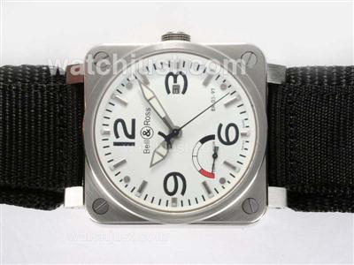 Bell & Ross BR 03-97 Working Power Reserve Swiss ETA 2892 Movement with White Dial 42x42mm