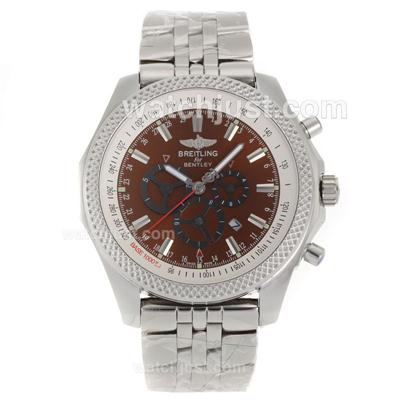 Breitling for Bentley Automatic with Brown Dial S/S