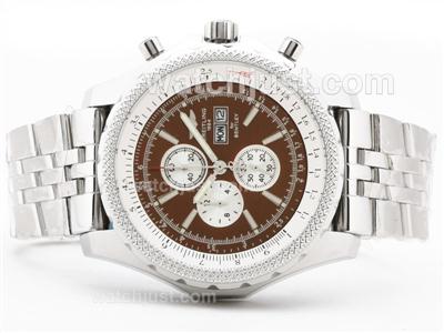 Breitling for Bentley GT Working Chronograph with Brown Dial S/S