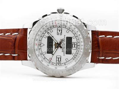 Breitling Emergency with White Dial-Digital Display