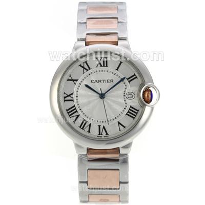 Cartier Ballon bleu de Cartier Two Tone with White Dial-Mid Size