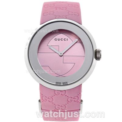 Gucci I-Gucci Collection with Pink Dial and Strap