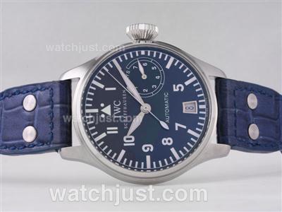 IWC Big Pilot 7 Days Power Reserve with Blue Dial-21600bph