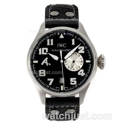 IWC Pilot Working Power Reserve Automatic with Black Dial-Antoine St Exupery Limited Edition