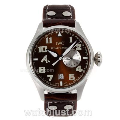 IWC Pilot Working Power Reserve Automatic with Brown Dial-Antoine St Exupery Limited Edition