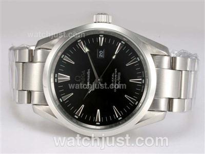 Omega Seamaster Aqua Terra Big Size Automatic with Black Dial