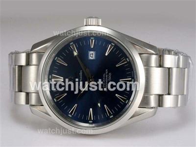 Omega Seamaster Aqua Terra Big Size Automatic with Blue Dial