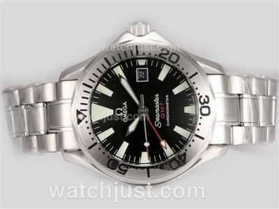 Omega Seamaster GMT Working with Black Dial