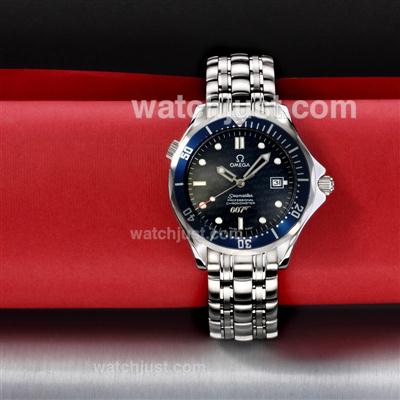 Omega Seamaster James Bond 007 40th Anniversary Edition Automatic With Dark Blue Dial S/S(Gift Box & Extra Strap Included)