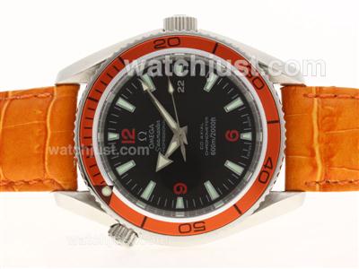 Omega Seamaster Planet Ocean Automatic with Orange Marking and Bezel