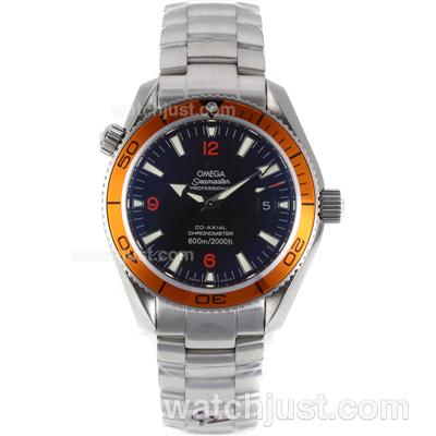 Omega Seamaster Planet Ocean Swiss ETA 2892 with Orange Markers and Bezel S/S