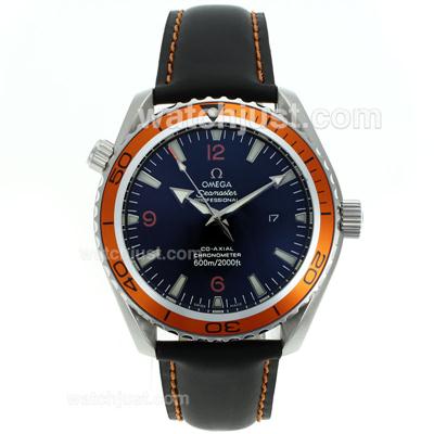 Omega Seamaster Planet Ocean With Orange Bezel-Same Chassis As Swiss ETA Version-High Quality