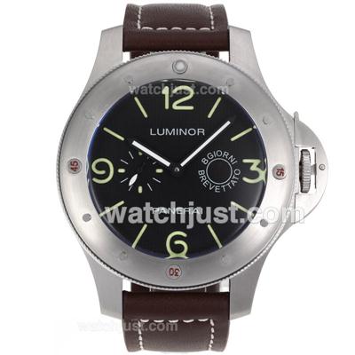 Panerai Luminor 8 Days Automatic with Black Checkered Dial-Oversized Version