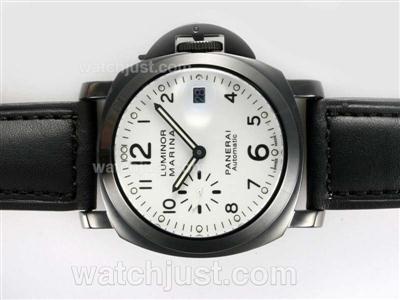 Panerai Luminor Marina Automatic PVD Case with White Dial-AR Coating