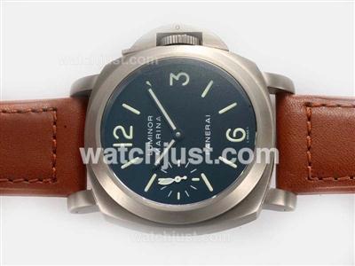 Panerai Luminor Marina Swiss ETA Unitas 6497 Movement-Full Titanium Case