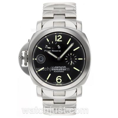 Panerai Luminor Working Power Reserve Automatic with Black Dial S/S