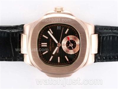 Patek Philippe Calibre Automatic Rose Gold Case with Black Dial