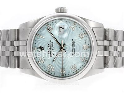 Rolex Datejust Automatic Number Markers with Blue Dial-Same Structure as ETA Version-lady size