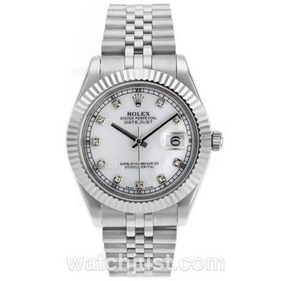 Rolex Datejust II Swiss ETA 2836 Movement Diamond Markers with MOP Dial