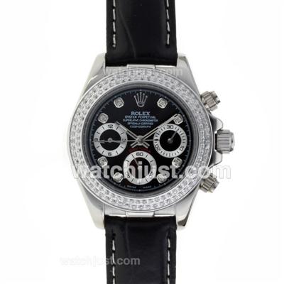 Rolex Daytona Automatic Black Dial with Diamond Bezel and Marking