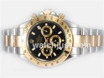 Rolex Daytona Automatic Two Tone with Black Dial