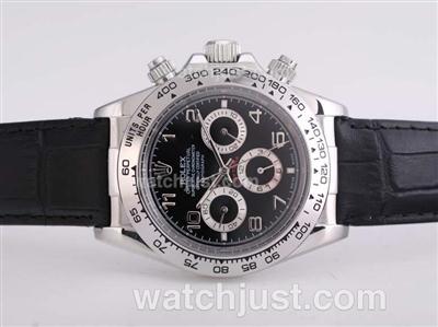 Rolex Daytona Automatic with Black Dial-Number Marking