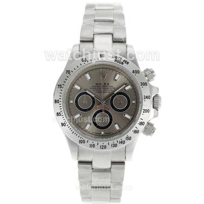 Rolex Daytona Working Chronograph Stick Markers with Gray Dial-Lady Size