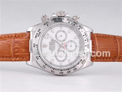 Rolex Daytona Working Chronograph with White Dial-Stick Marking