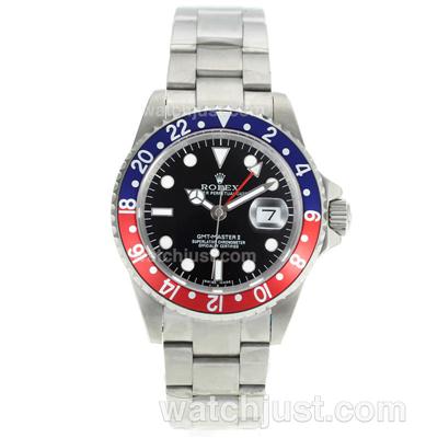 Rolex GMT-Master II Automatic Red with Blue Bezel-Black Dial