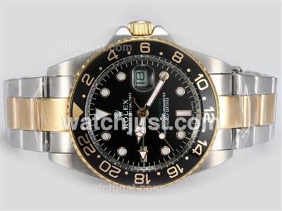 Rolex GMT-Master II Automatic Two Tone with Black Dial