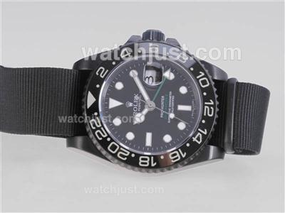 Rolex Pro Hunter GMT Master II PVD Case With Swiss ETA 2836 Movement-Ceramic Bezel 1:1