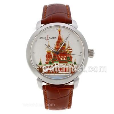 Ulysse Nardin Kremlin Set Automatic with White Dial-18K Plated Gold Movement